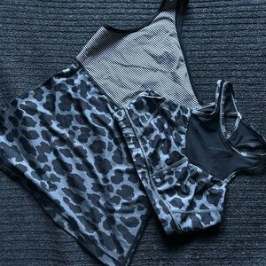 Lululemon tank top and sports bra set
